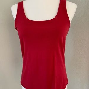 Red tank top